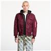Alpha Industries Giacca Alpha Industries A-1 D-Tec Sleeve Ebroidery Dark Cherry