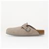 Birkenstock Scarpe Birkenstock Boston Soft Footbed Suede Leather Unisex Stone Coin