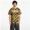 A BATHING APE Maglietta A BATHING APE 1St Camo Bape Rhinestone Tee UNISEX Yellow