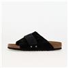 Birkenstock Kyoto Nubuck/Suede Leather Black