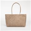 Calvin Klein Borsa Calvin Klein Emblem Aop Embossed Suede Tote Beige