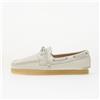 Clarks Originals Sneakers Clarks Originals Godney Boat. White Grain Lea