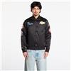 Mitchell & Ness Giacca itchell & Ness NBA Blackout Heavyweight Satin Jacket Los Angeles Lakers Black