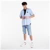 Comme des Garçons PLAY Camicia Comme des Garçons PLAY Black Heart Striped Shirt Blue/ White