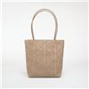 Calvin Klein Borsa Calvin Klein Emblem Aop Suede Small Tote Desert Taupe