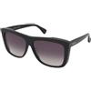 Max Mara Lee1 MM0066 01B | Occhiali da Sole Graduati o Non Graduati | Prova Online | Plastica | Quadrati | Nero | Adrialenti