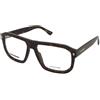 Dsquared2 D2 0146 086 | Occhiali da Vista Graduati | Plastica | Quadrati | Marrone, Havana | Adrialenti