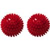 Sissel Palla Riccio Spiky-Ball - Pallina Massaggio Pilates Sissel, Rosso, SPIKY-BALL, 2 pezzi