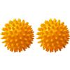 Sissel Palla Riccio Spiky-Ball - Pallina Massaggio Pilates Sissel, Giallo, SPIKY-BALL, 2 pezzi