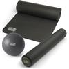 Sissel KIT PILATES CASA LITE PREMIUM ANTRACITE: Soft Ball, Rullo e Materassino, Antracite, KIT PILATES LITE PREMIUM