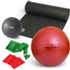 Sissel KIT "PILATES CON GIORGIA" 1: Mat Gym - Soft Ball - FitBall - FitBand, , KIT PILATES CON GIORGIA 1