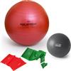 Sissel KIT "PILATES CON GIORGIA" 3: Soft Ball - FitBall - FitBand, , KIT PILATES CON GIORGIA 3