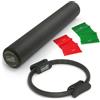 Sissel KIT PILATES+ : Roller + Circle + Fitband media + Fitband forte, , KIT PILATES+