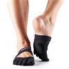 ToeSox Calzini Danza Releve con dita, Nero, Con Dita - Releve