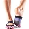 ToeSox Calzini Danza Releve con dita, Rosa Lilla Nero, Con Dita - Releve