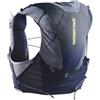 Salomon Gilet da corsa Salomon ADV Skin 12 Gradient Set Maritime Blue/Grisaille/Sunny Lime
