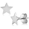 Brandlinger ® Orecchini (paio) d'argento sterling 925, luna o stella, dimensione: 7mm