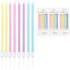 Ji liangli 24 Pezzi Candele di Compleanno multicolore,Candele Lunghe per Torte,Decorazioni per Feste a Tema Ragazze,Candeles di Perle per Ragazze e Donne,per Compleanni,Anniversari e Festa delle Ragazzes