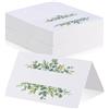 WUJIAQIU 106 Pcs Carte dei Posti per Tavolo, Nomi Sposa per Matrimoni, Carte Tenda Vuote, Carte di Seduta con Bordo Foil Dorato per Matrimoni, Banchetti, Eventi, Cena