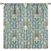 JESTRONRY Tende oscuranti in stile vintage William Morris, stile vittoriano, stile vintage, oscuranti, per porta e finestra, per soggiorno, camera da letto, cucina, bagno, set di 2 pannelli, 106 x 114