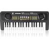 QiquBox Pianola Tastiera Bambini Giocattolo Educativo con Microfono 37 Tasti Portatile Musicale Elettronica Pianoforte per Principianti Ragazzi Ragazze Regali di Compleanno e Natale di 3 4 5 6 7 Anni, Nero