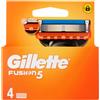 Gillette Fusion5 Lamette Di Ricambio Per Rasoio Da Uomo, 4 Ricariche