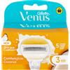 Gillette Lamette Rasoi Donna Comforglide Cocco Plus Olaz Per Rasoio A 5 Lame, Confezione Da 3