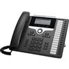 Cisco 7861, telefono IP, nero, argento, auricolare con cavo, policarbonato, da tavolo/a parete, 16 linee