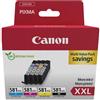 Canon Cartucce D'Inchiostro PGI-580XL/CLI-581 Nero, Ciano, Magenta, Giallo - Confezione Multipla