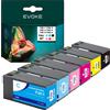 Evoke 6x cartucce d'inchiostro per Epson PJIC1 PJIC2 PJIC3 PJIC4 PJIC5 PJIC6 ️