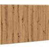 vidaXL Testata in rovere Artisan 120x1,5x80 cm Materiale a base di legno