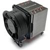 DYNATRON A56 AMD AM4 AM5 Cooler 3U con heat pipe a contatto con le alette di raffreddamento della CPU in alluminio Attivo con PWM e fino a 170W TDP (A 2823)