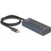 DELOCK USB 10 Gbps Hub mit 7 USB Type-C Ports