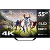 Smart Tech 55QG06K2, 55 pollici (139 cm), 4K UHD QLED, Google Television, Netflix, YouTube, Amazon Prime Video, Disney+