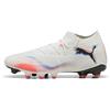 PUMA Scarpe da calcio FUTURE 8 MATCH FG/AG unisex, Scarpe, Bianco, 44.5