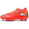 PUMA Scarpe da calcio FUTURE 9 PRO FG/AG per ragazzi, Scarpe, Rosso, 29