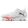 PUMA Scarpe da calcio FUTURE 8 MATCH FG/AG per ragazzi, Scarpe, Bianco, 33