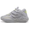 PUMA Scarpe da basket MB.05 Metallizzato per ragazzi, Scarpe, Grigio, 35.5