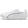 PUMA Scarpe da calcio KING PLATINUM FG/AG unisex, Scarpe, Bianco, 47