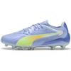 PUMA Scarpe da calcio KING 20 ULTIMATE LIGHT UP FG/AG da donna, Scarpe, Giallo, 38