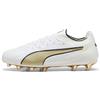 PUMA Scarpe da calcio KING 20 ULTIMATE FG/AG unisex, Scarpe, Bianco, 48