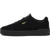 PUMA Sneakers Carina 3.0 in suede da donna, Scarpe, Nero, 37