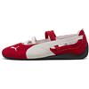 PUMA Ballerine in suede Speedcat Ballet da donna, Scarpe, Rosso, 35.5