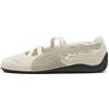 PUMA Ballerine in suede Speedcat Ballet da donna, Scarpe, Bianco, 35.5