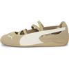 PUMA Ballerine Speedcat Suede Cafe da donna, Scarpe, Beige, 35.5