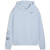 PUMA Felpa con cappuccio PUMA x HYROX CLOUDSPUN da uomo, Accessori, Grigio, XL
