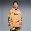PUMA Felpa con cappuccio PUMA x FAST & FURIOUS da uomo, Abbigliamento, Arancione, XL