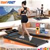 RAMYPOKET Tapis Roulant Elettrico con Inclinazione del 9% 2.5HP 1-8 km/h Display Doppio&APP e Silenzioso per Casa/Ufficio
