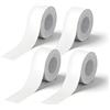 ZMZaoan Nastro Etichette Termiche Impermeabili 15mm x 4m - Compatibile con Stampanti L1/Q1/E1 Q2/Q3 P12 HP4 D35 - Nastro Etichette di Alta Qualità, Stampa Codice a Barre Nome Ideale per Casa e Ufficio