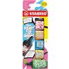 STABILO Pennarello stabilo boss mini fluorescente by snooze one astuccio da 6 pezzi colori assortiti